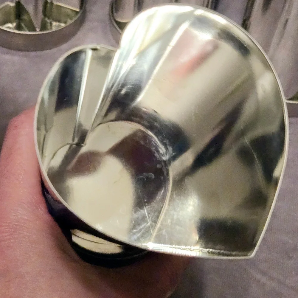 Baking Tubes Set of‎ 5 Breads Batter Cake Heart Flower Star